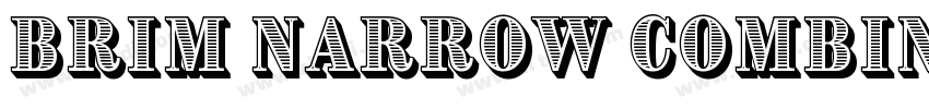 Brim Narrow Combined字体转换 Brim Narrow Combined字体转换